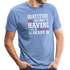Gratitude Definition - heather Blue