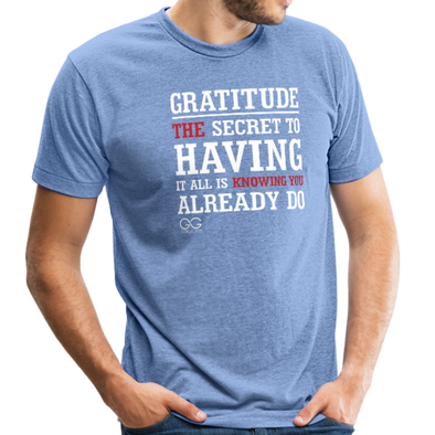 Gratitude Definition - heather Blue