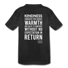 Kids' Premium T-Shirt Kindness Definition - black