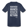 Kids' Premium T-Shirt Kindness Definition - navy