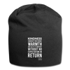 Jersey Beanie Kindness Definition - black