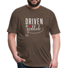 Driven by gratitude t-shirt - heather espresso