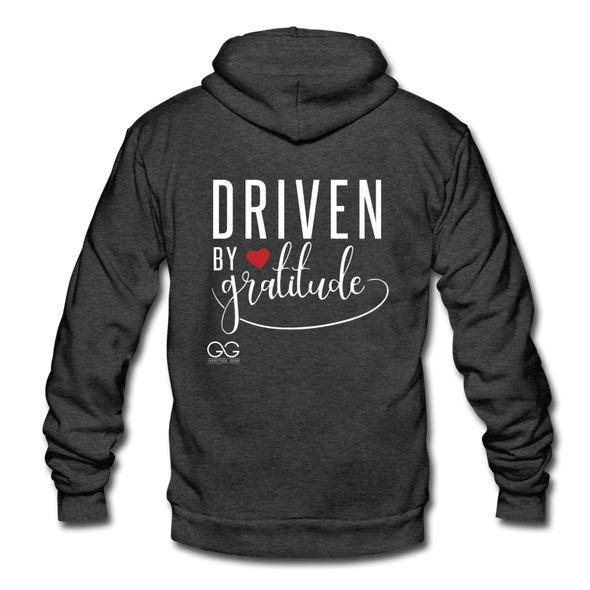 Driven by gratitude t-shirt - charcoal gray