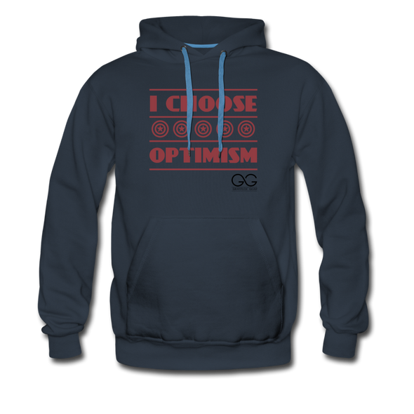 I choose optimism hoodie - navy