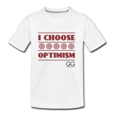 I choose optimism Organic T-Shirt - white