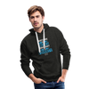 Gratitude is riches complaint is poverty Men’s Premium Hoodie - charcoal gray