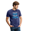 Gratitude is riches complaint is poverty Unisex Tri-Blend T-Shirt - heather indigo