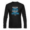 Gratitude is riches complaint is poverty Men's Long Sleeve T-Shirt by Next Level - black