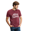 Unisex Tri-Blend T-Shirt - heather cranberry