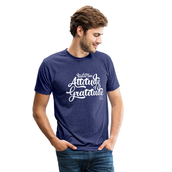 Unisex Tri-Blend T-Shirt - heather indigo