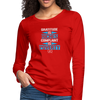 Gratitude is riches complaint is poverty Women's Premium Long Sleeve T-Shirt - red