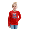 Gratitude is riches complaint is poverty Kids' Premium Long Sleeve T-Shirt - red
