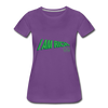 Women’s Premium T-Shirt  I AM RICH. - purple