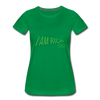 Women’s Premium T-Shirt  I AM RICH. - kelly green