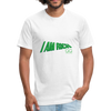 Fitted Cotton/Poly T-Shirt by Next Level  I AM RICH. - white