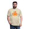 i am kind Fitted Cotton/Poly T-Shirt by Next Level - heather cream