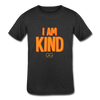 I AM KIND Kids' Tri-Blend T-Shirt - heather black