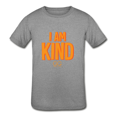 I AM KIND Kids' Tri-Blend T-Shirt - heather gray