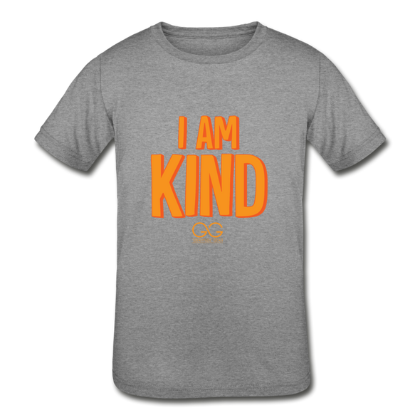 I AM KIND Kids' Tri-Blend T-Shirt - heather gray