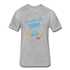Gratitude turns what we have into enough Fitted Cotton/Poly T-Shirt by Next Level - heather gray