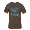 Gratitude turns what we have into enough Fitted Cotton/Poly T-Shirt by Next Level - heather espresso