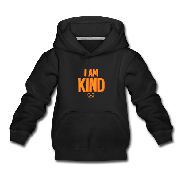 I AM KIND Kids‘ Premium Hoodie - black
