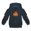I AM KIND Kids‘ Premium Hoodie - navy
