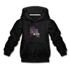 Never give up on something you believe in  Kids‘ Premium Hoodie - charcoal gray