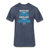 Gratitude is Riches Complaint is Poverty Next Level Mens t-shirt - heather navy