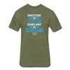 Gratitude is Riches Complaint is Poverty Next Level Mens t-shirt - heather military green