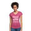 Gratitude is the Secret - Women's Tri-Blend V-Neck T-Shirt - heather raspberry