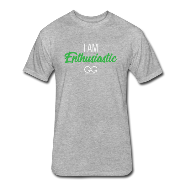 I Am Enthusiastic mens t-shirt - heather gray