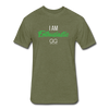 I Am Enthusiastic mens t-shirt - heather military green