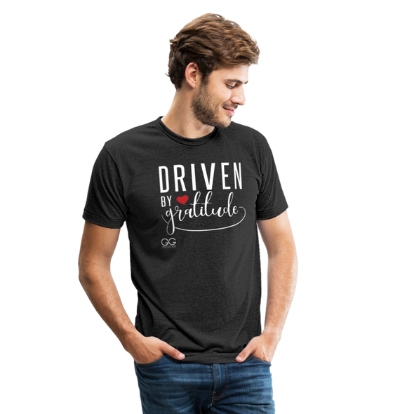 Driven by Gratitude Bella Mens t-shirt - heather black