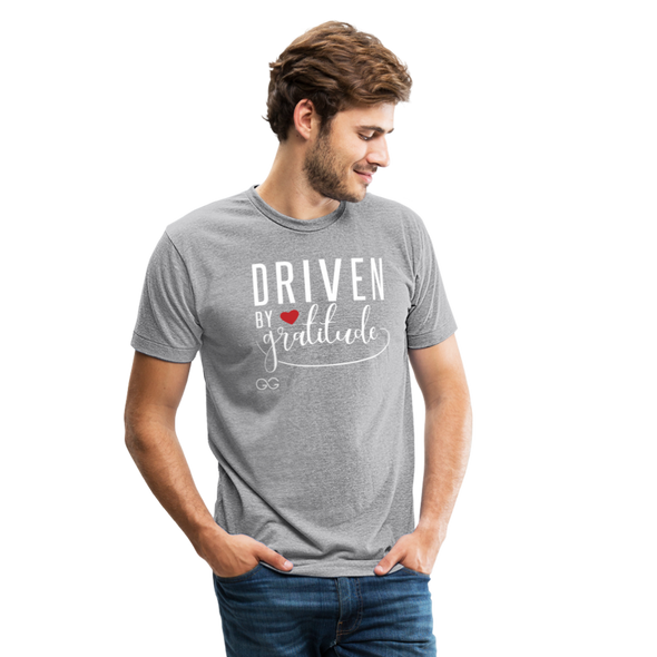 Driven by Gratitude Bella Mens t-shirt - heather gray