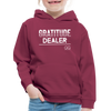 Gratitude Dealer Kids‘ Comfy Hoodie - burgundy