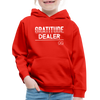 Gratitude Dealer Kids‘ Comfy Hoodie - red