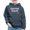 Gratitude Dealer Kids‘ Comfy Hoodie - heather denim