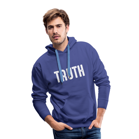 TRUTH Men’s Premium Hoodie - royal blue