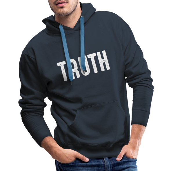 TRUTH Men’s Premium Hoodie - navy