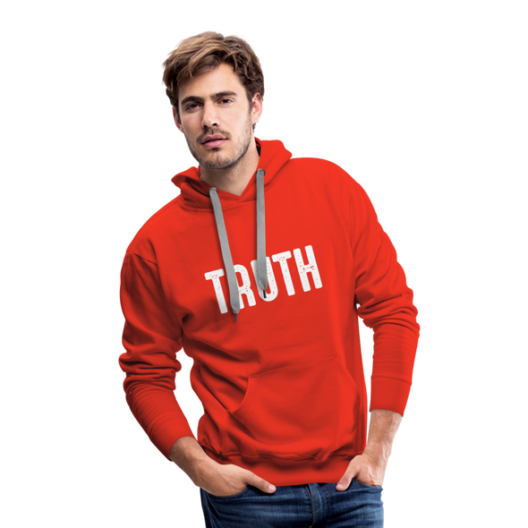 TRUTH Men’s Premium Hoodie - red