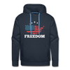 FREEDOM Men’s Premium Hoodie - navy