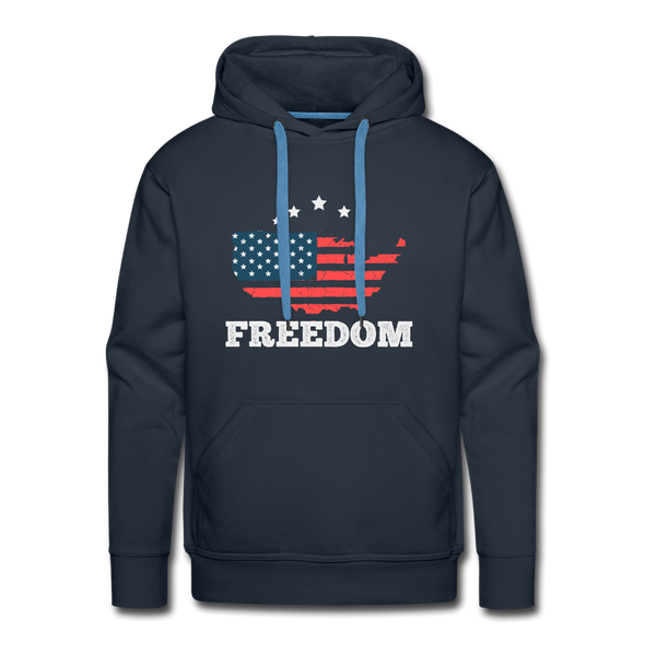 FREEDOM Men’s Premium Hoodie - navy