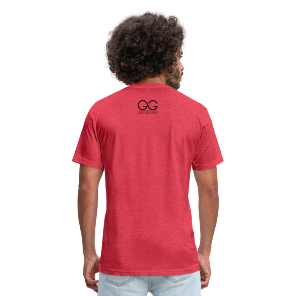 Freedom 2 Fitted Cotton-Poly T-Shirt - heather red