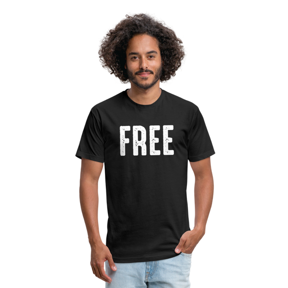 FREE Fitted Cotton/Poly T-Shirt - black