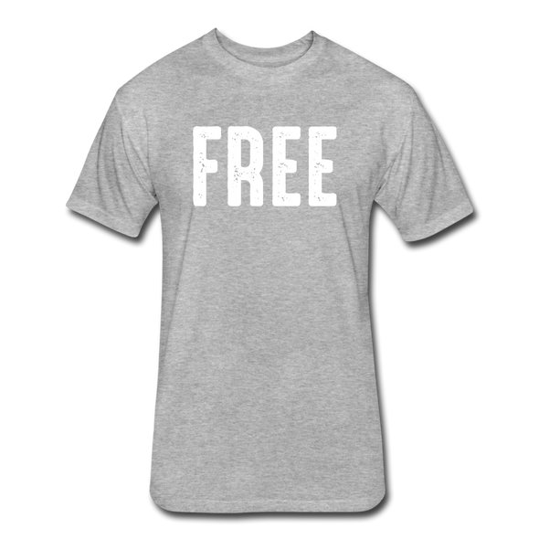FREE Fitted Cotton/Poly T-Shirt - heather gray