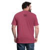 FREE Fitted Cotton/Poly T-Shirt - heather burgundy