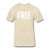 FREE Fitted Cotton/Poly T-Shirt - heather cream