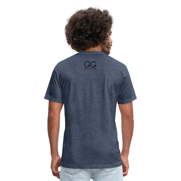 FREE American Fitted Cotton-Poly T-Shirt Unisex - heather navy