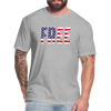 FREE American Fitted Cotton-Poly T-Shirt Unisex - heather gray